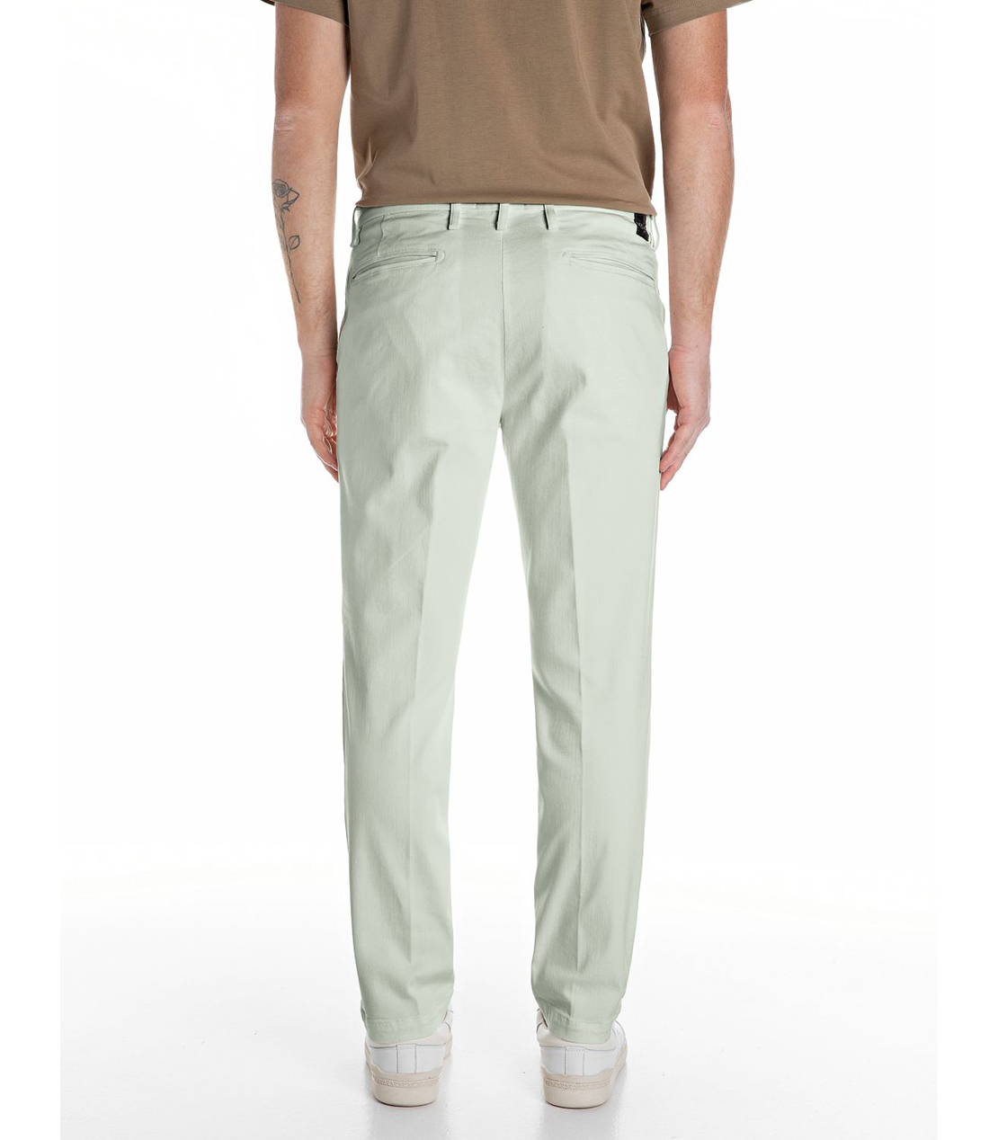 レギュラースリムBENNI Hyperflex Color スーパーストレッチチノパンツ 詳細画像 ライトミント 2